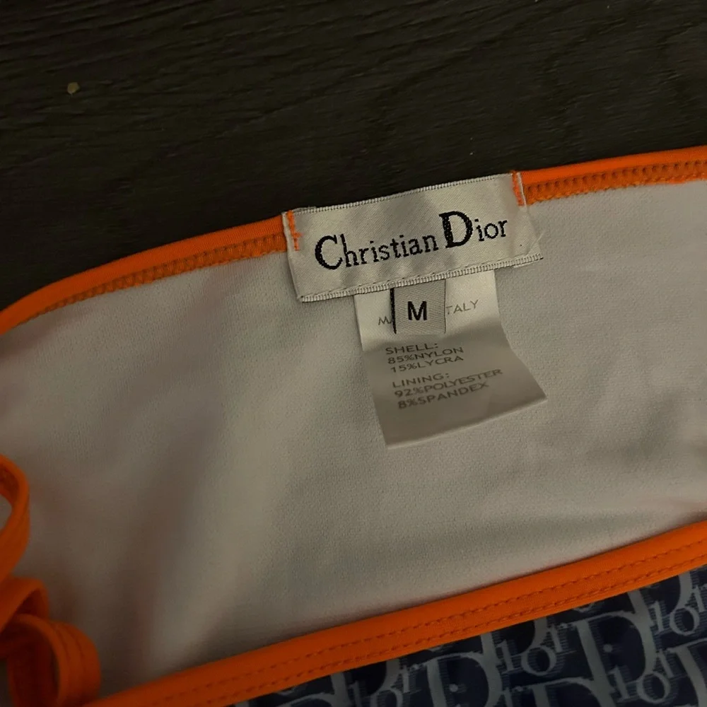 Dior Navy and Orange Bikini - Picture 4 of 4